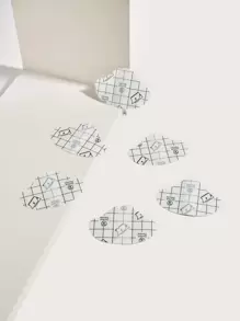 Heel Protection Sticker, 6pcs Ultra-thin Invisible Foot Care Sticker, Waterproof Anti-wear Shoe Sticker Heel Protectors, Protect Skin From Rubbing Shoes, Blister Pad - Clear - View 2