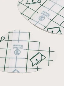 Heel Protection Sticker, 6pcs Ultra-thin Invisible Foot Care Sticker, Waterproof Anti-wear Shoe Sticker Heel Protectors, Protect Skin From Rubbing Shoes, Blister Pad - Clear - View 3