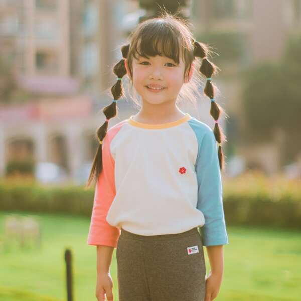 

Toddler Girls Colorblock Raglan Sleeve Tee, Multicolor