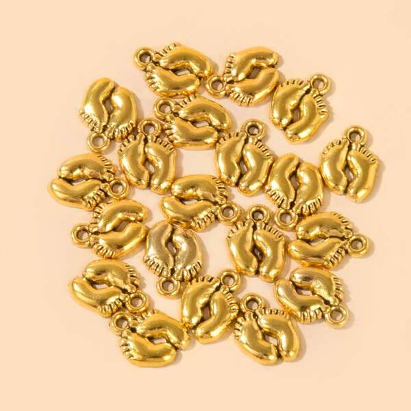 

20pcs Sole Design DIY Pendant, Bronze