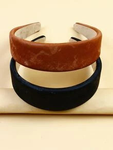 2pcs PU Leather Headband - Multicolor - View 1