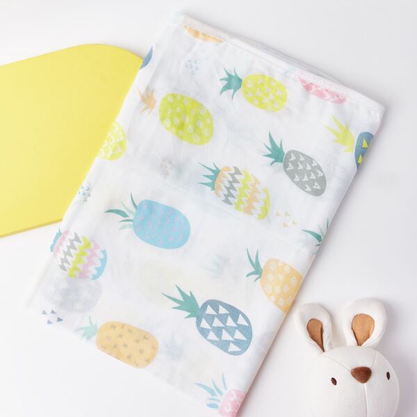 

Baby Pineapple Print Blanket, Multicolor