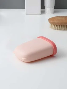 1pc Portable Soap Box - Pink - View 4