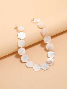 Geometric Shell Necklace