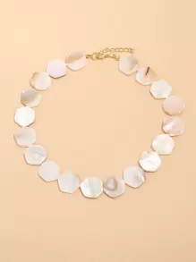 Geometric Shell Necklace