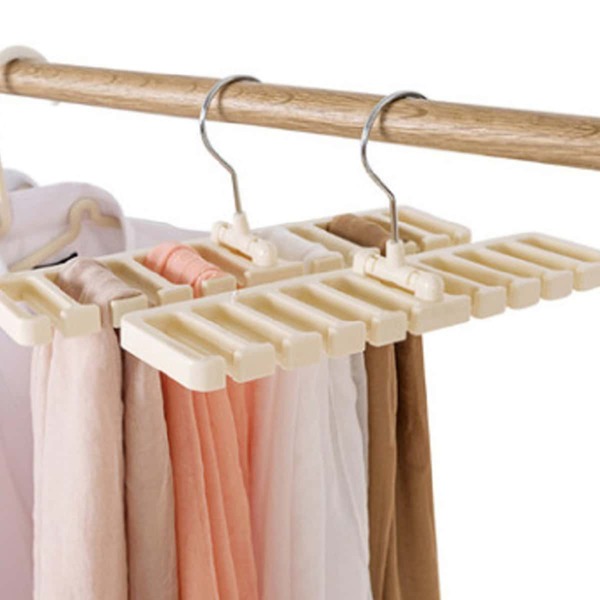 

1pc Multi-grid Scarf Hanger, White