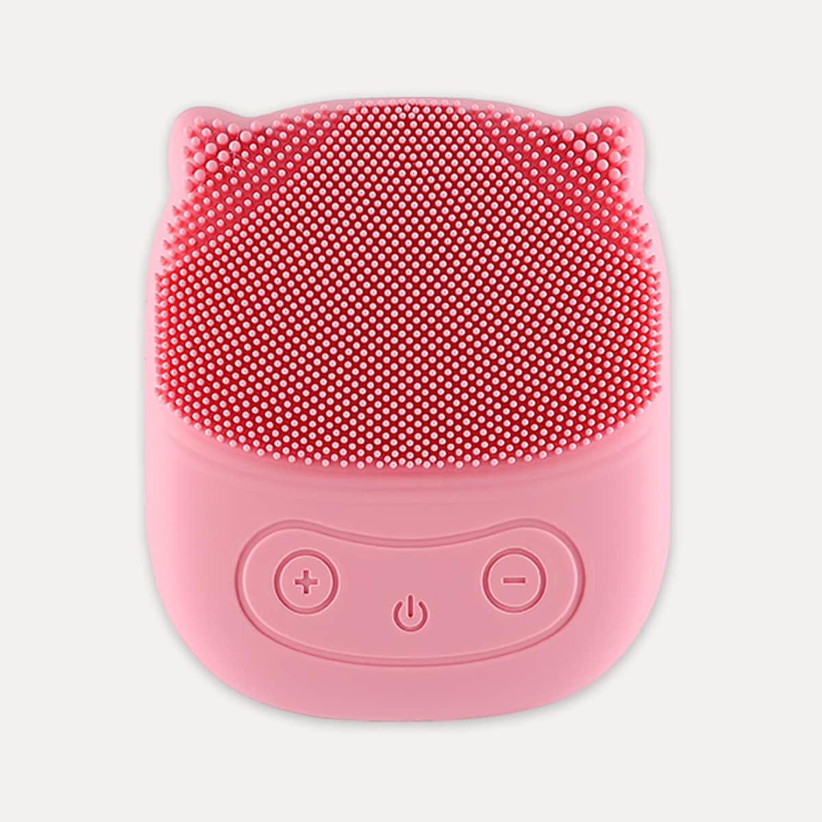 

Silicone Electric Facial Cleansing Brush With Charging Cable, Baby pink