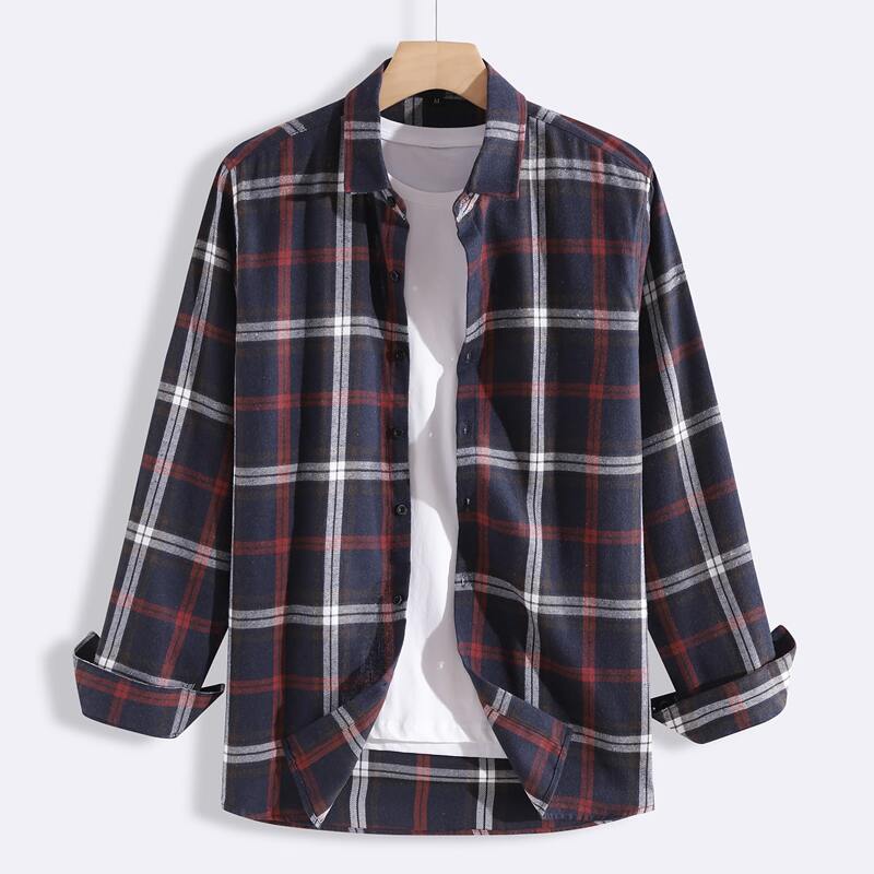 

Guys Tartan Button Up Shirt, Multicolor