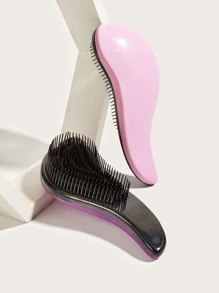 Tóc Không Thắt Nút Tóc 1 Nhiều Màu Nữ Lược Massage Ngăn Chặn Thắt Nút Tóc Di Động Tóc, bàn Chải Tóc/Lược Chải Tóc - Nhiều màu - Xem 2