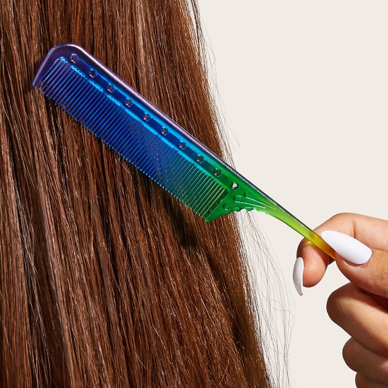 

1pc Colorful Hair Brush, Multicolor