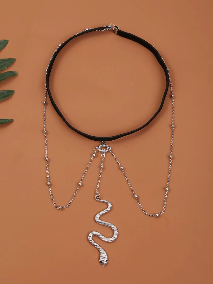 Joya de cuerpo Glamour - Plateado - Ver 1