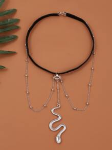 Joya de cuerpo Glamour - Plateado - Ver 3