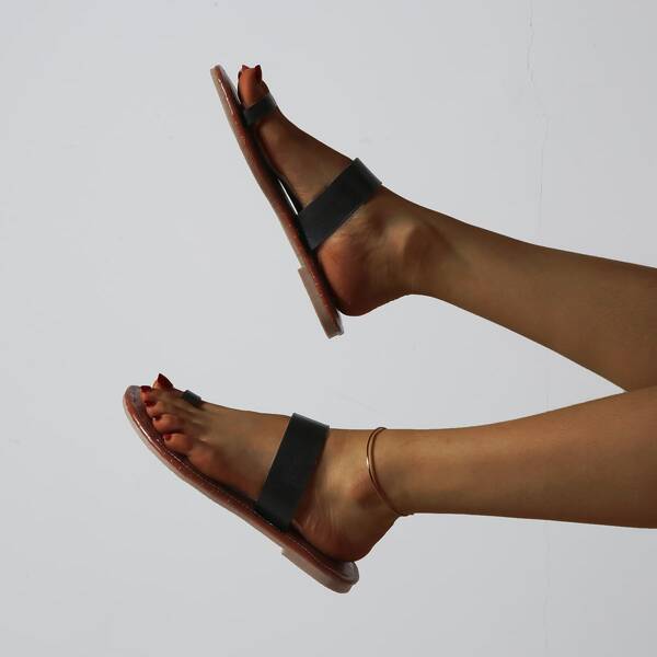 

Minimalist Thong Sandals, Black