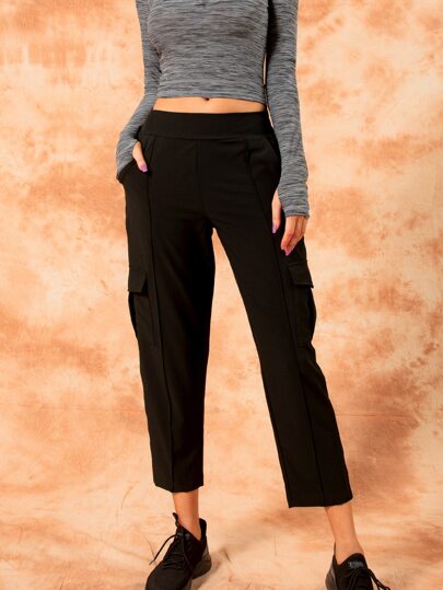 بناطيل رياضية نسائية الجيب الصاف