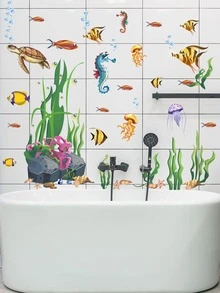 卡通動物牆貼 - 彩色 - 查看 3