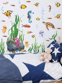 卡通動物牆貼 - 彩色 - 查看 4