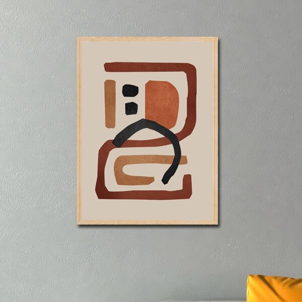 

Abstract Pattern Unframed Painting, Multicolor