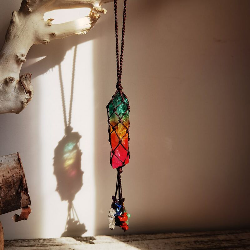 

1pc Wall Hanging Stone, Multicolor