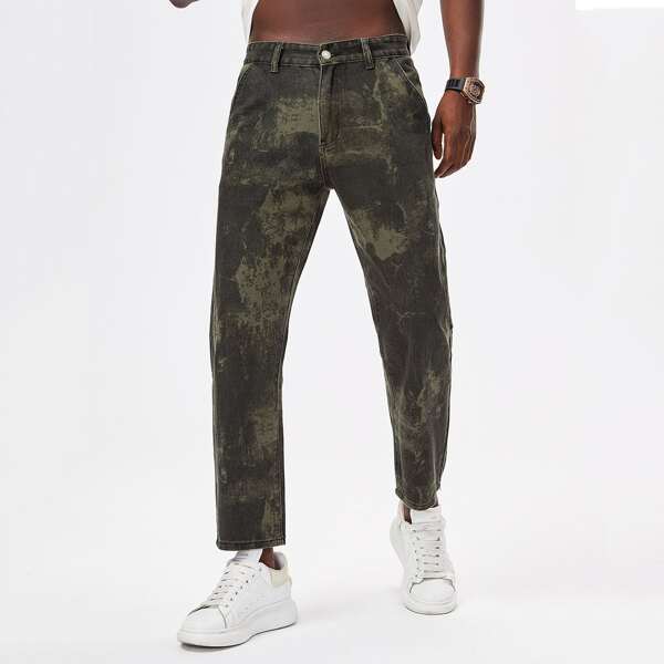 

Men Color Block Jeans, Multicolor