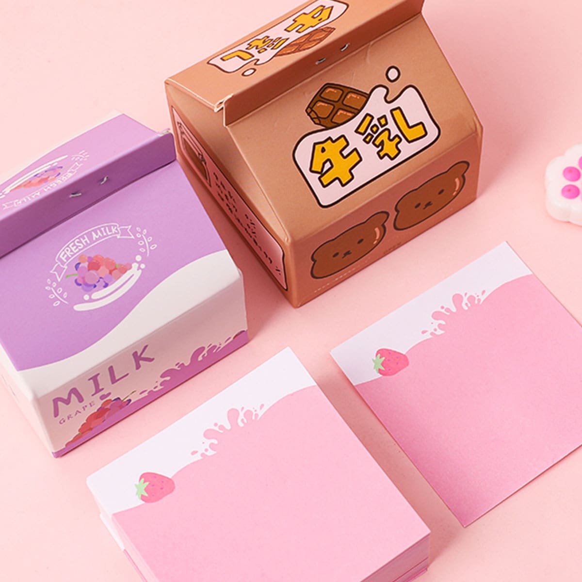 

1box Cartoon Graphic Random Sticky Note, Multicolor