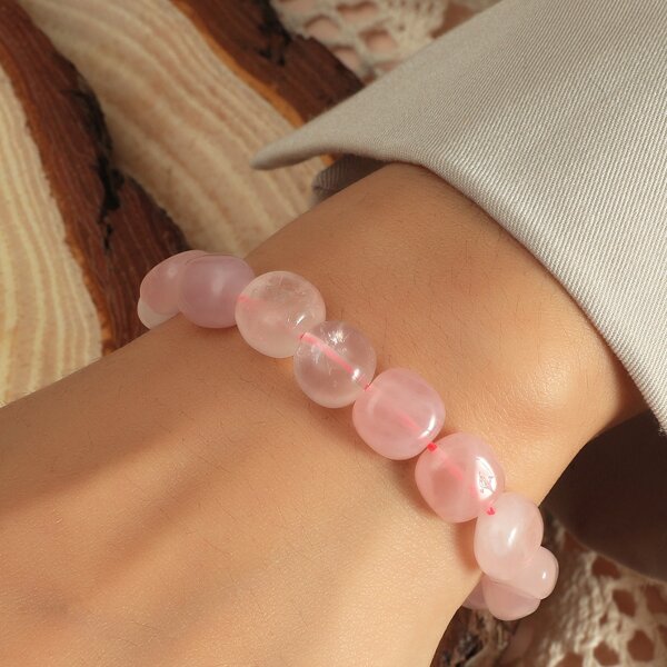 

Stone Beaded Bracelet, Pink