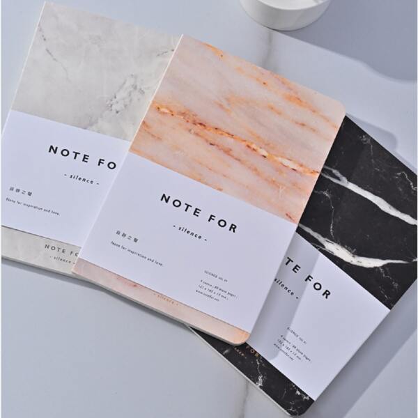 

1pc Marble Pattern Cover Random Notebook, Multicolor