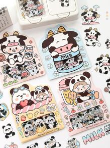 1pack Cartoon Graphic Random Sticker - Nhiều màu - Xem 1