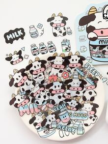 1pack Cartoon Graphic Random Sticker - Nhiều màu - Xem 5
