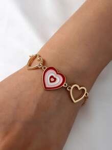 Pulsera con adorno de corazón - Multicolor - Ver 1