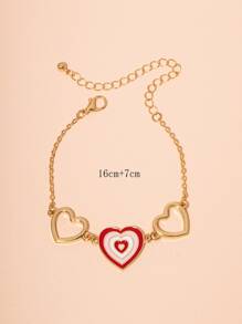 Pulsera con adorno de corazón - Multicolor - Ver 4