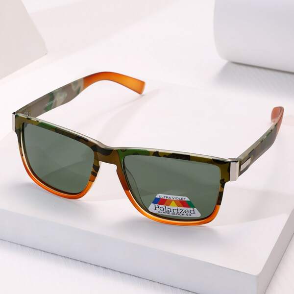 

Men Tinted Lens Polarized Sunglasses, Multicolor