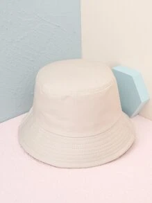 Cartoon Frog Graphic Bucket Hat - Beige - View 2