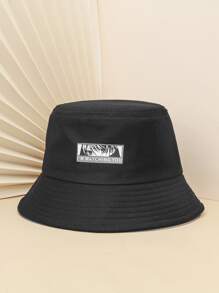 Mũ xô đồ họa nam chữ cái - màu đen - Xem 1