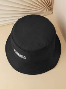 Mũ xô đồ họa nam chữ cái - màu đen - Xem 5