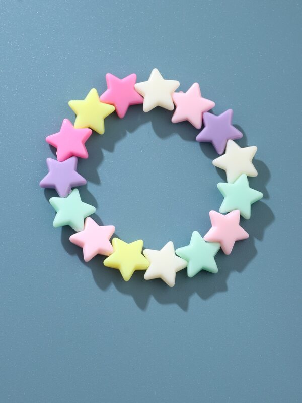 Girls Star Beaded Bracelet SHEIN IN