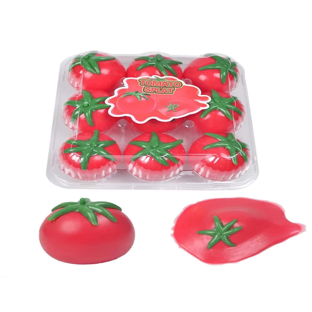 

1pc Tomato Pinch Toy, Red