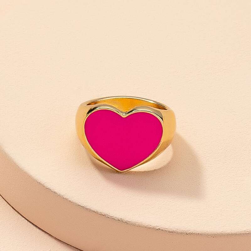 

Heart Decor Ring, Gold