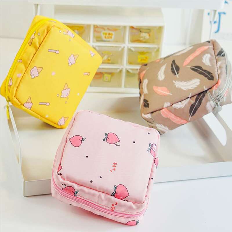 

1pc Random Pattern Storage Bag, Multicolor