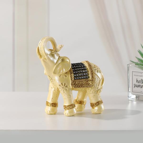 

Elephant Shaped Art Decoration, Multicolor