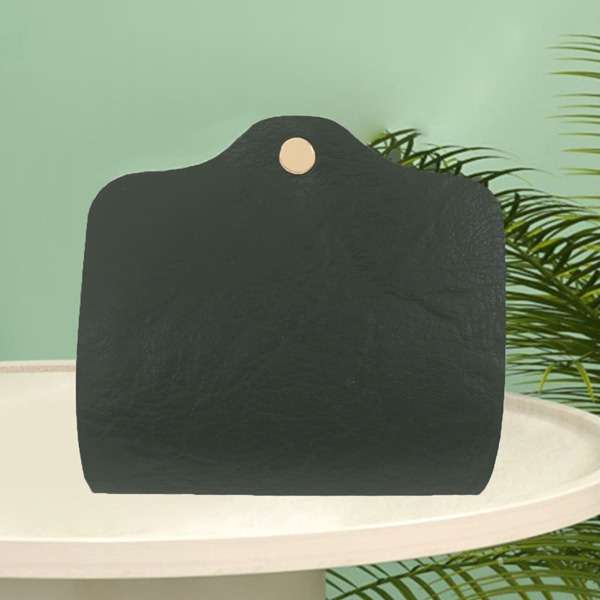 

1pc Plain Face Cover Storage Bag, Black