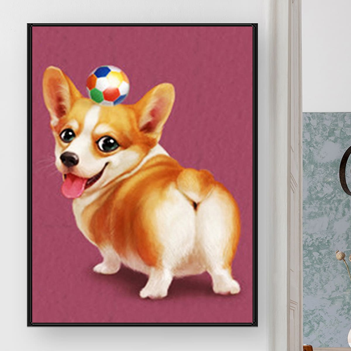 

Dog Pattern Diamond Painting Without Frame, Multicolor