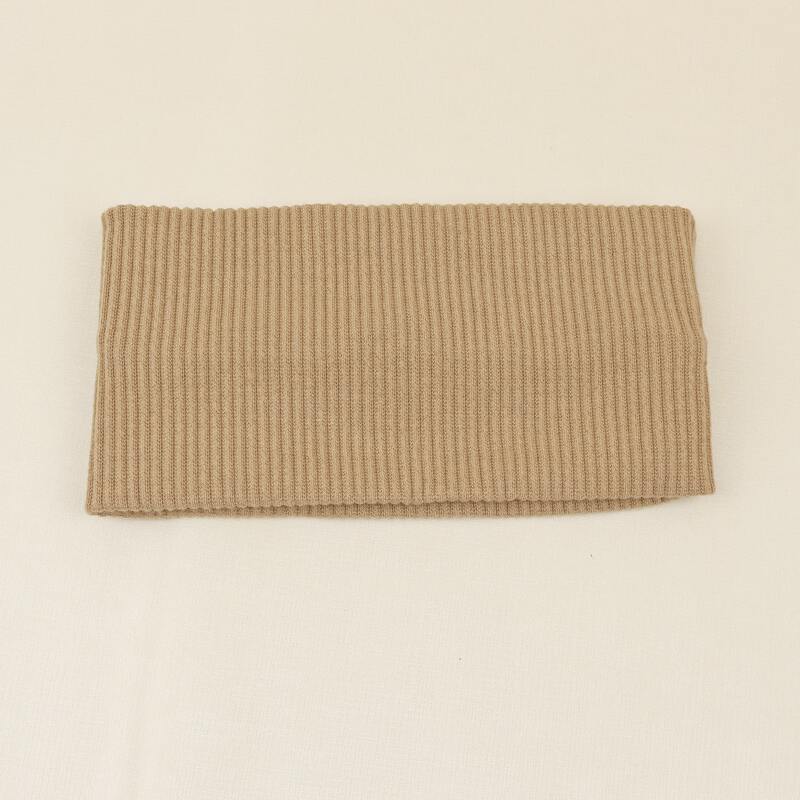 

Solid Knit Hair Band, Beige