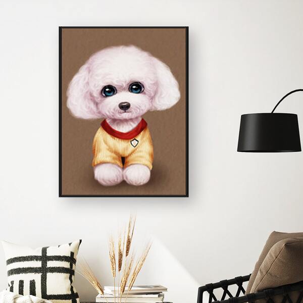 

Dog Pattern Diamond Painting Without Frame, Multicolor