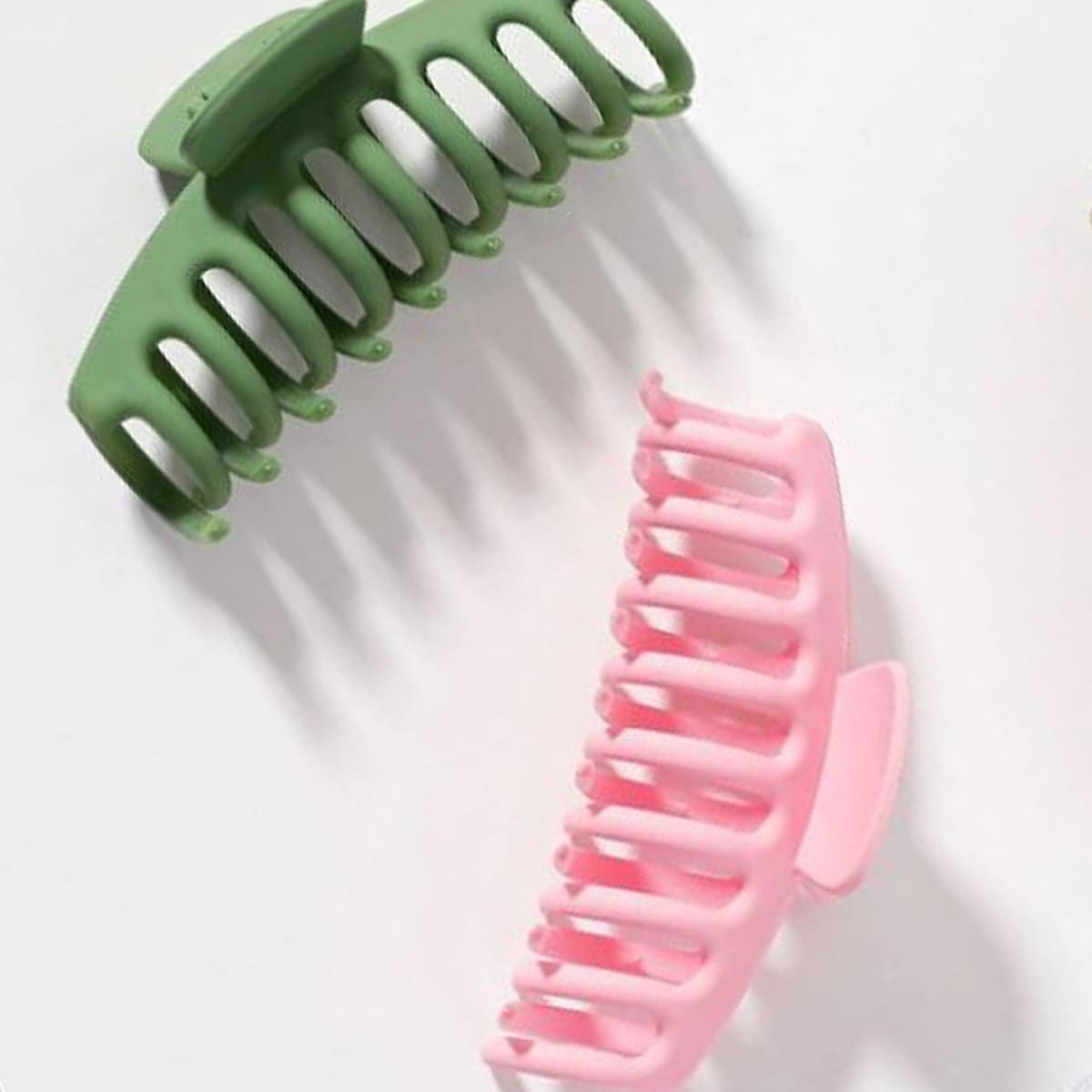 

3pcs Simple Hair Claw, Multicolor
