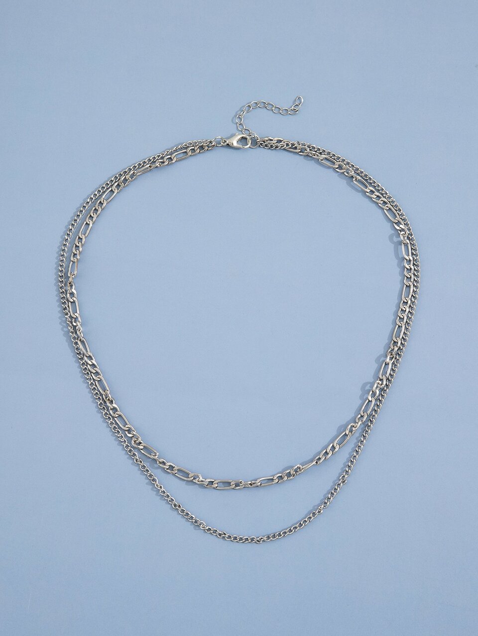 Fashionable and Popular Men Simple and Stylish Layered Necklace Punk Hip Pop Style for Jewelry Gift and for a Stylish Look
