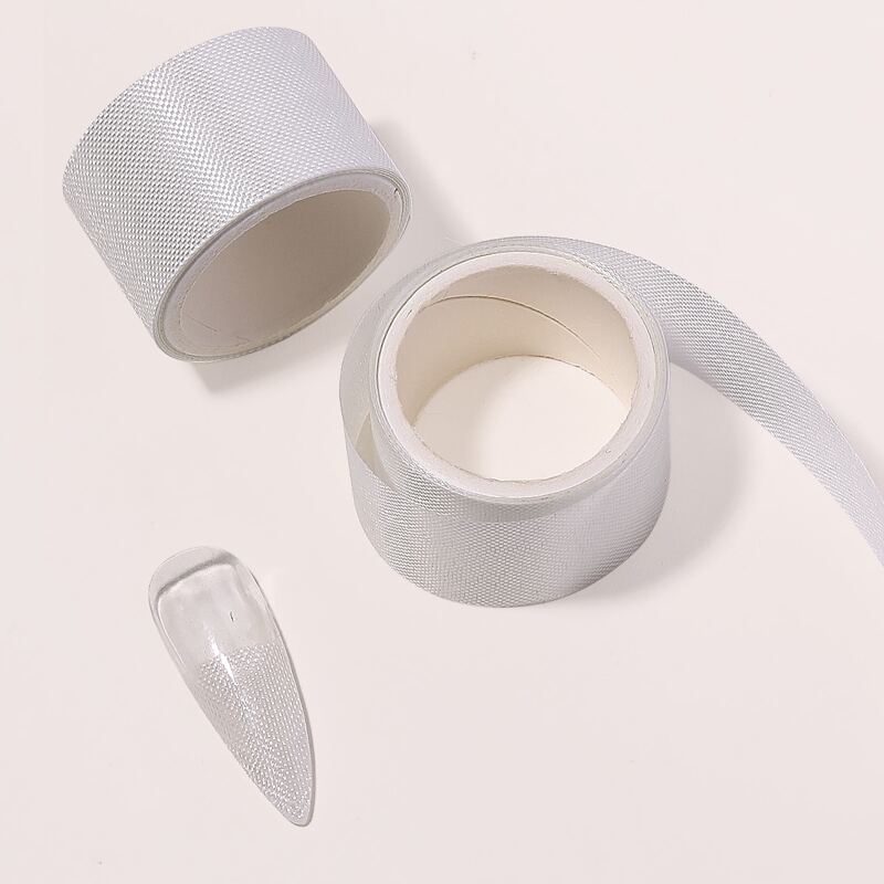 

1roll Nail Repair Fiberglass Silk Wrap, White