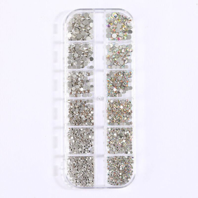 

1box Rhinestone Nail Art Decoration, Multicolor