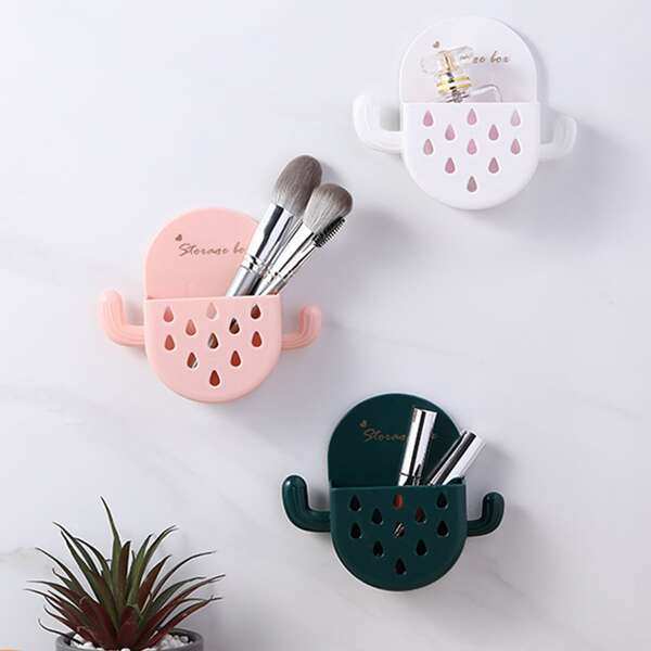 

1pc Cactus Shaped Random Color Storage Rack, Multicolor