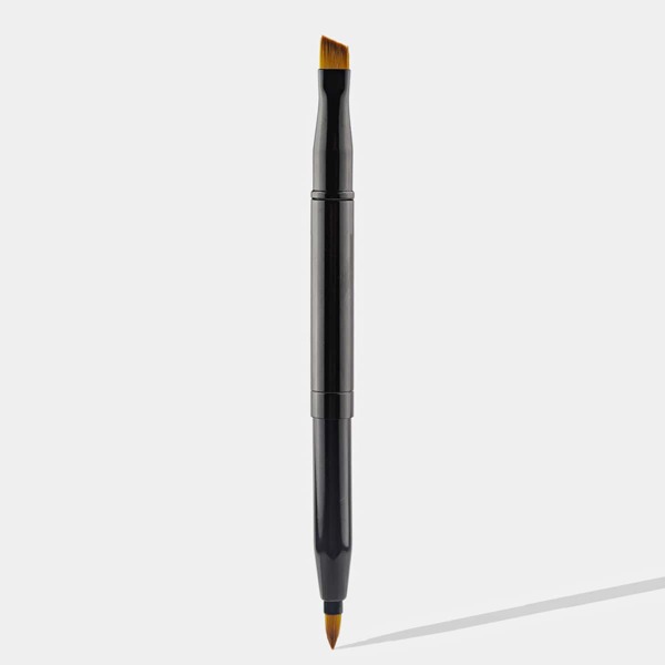

2 In 1 Double-ended Lip Brush & Eyebrow Brush, Black