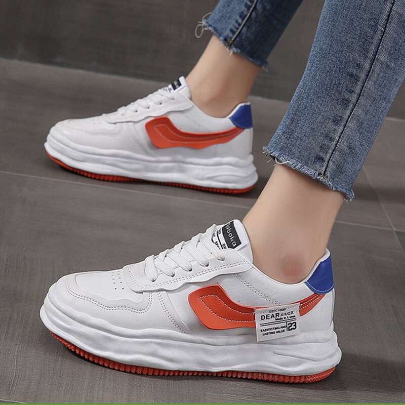 

Lace-up Front Skate Shoes, Orange